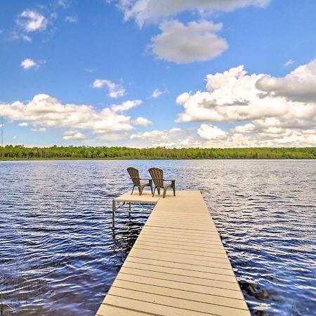 Secluded Woodsy Watersmeet Cabin With Fire Pit! Villa Exterior photo